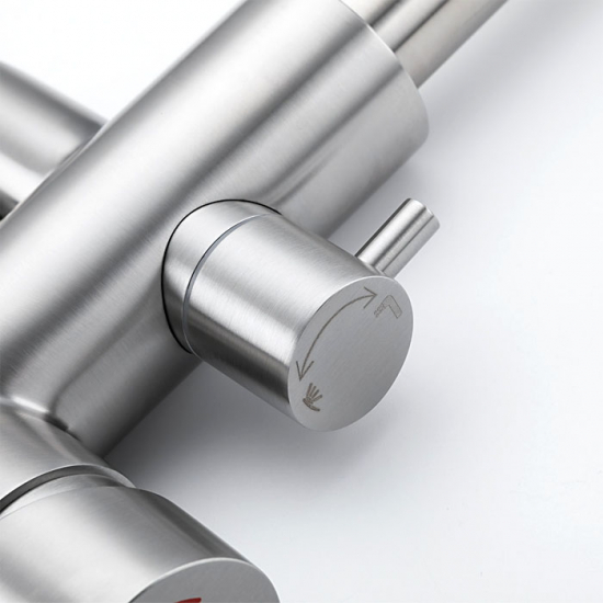 Смеситель для ванны напольный GAPPO G99-20 G3099 сатин