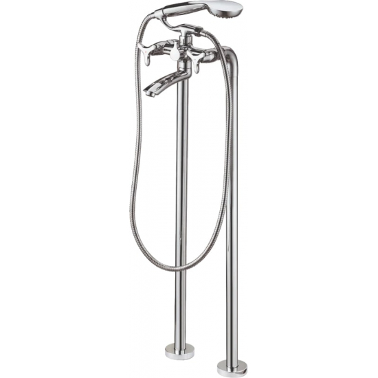Смеситель для ванны напольный KAISER Trio 57222 хром