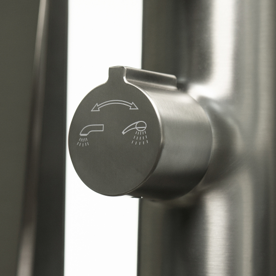 Смеситель для ванны напольный LEMARK Bronx LM3744GM графит