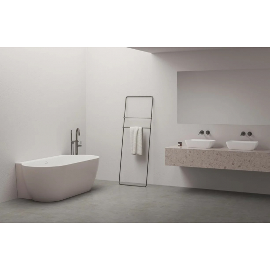 Смеситель для ванны напольный RAVAK Espirit ES 080.20GB С ВНУТРЕННЕЙ ЧАСТЬЮ, брашированный графит