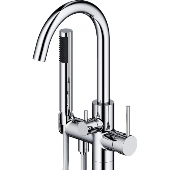 Смеситель для ванны напольный TIMO Saona 2310/00Y-CR С ВНУТРЕННЕЙ ЧАСТЬЮ, хром