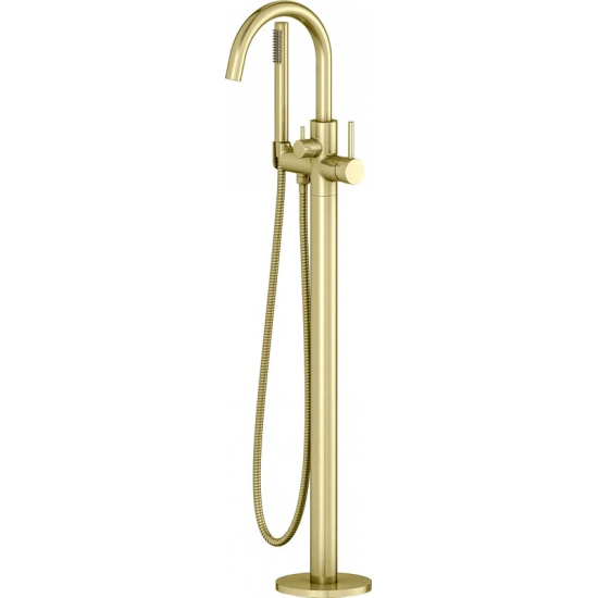 Смеситель для ванны напольный TIMO Saona 2310/17Y-CR С ВНУТРЕННЕЙ ЧАСТЬЮ, золото