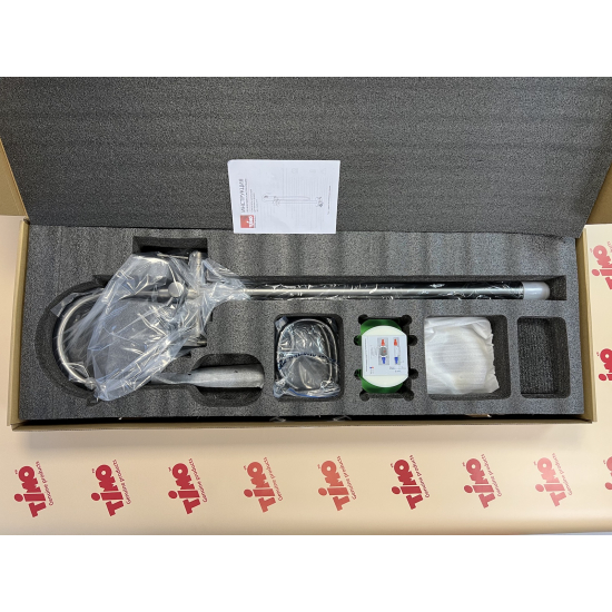 Смеситель для ванны напольный TIMO Saona 2310/18Y-CR С ВНУТРЕННЕЙ ЧАСТЬЮ, чёрное золото