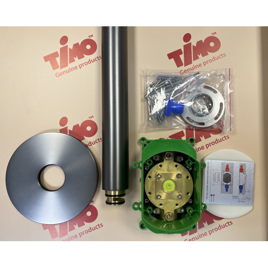 Смеситель для ванны напольный TIMO Saona 2310/18Y-CR С ВНУТРЕННЕЙ ЧАСТЬЮ, чёрное золото