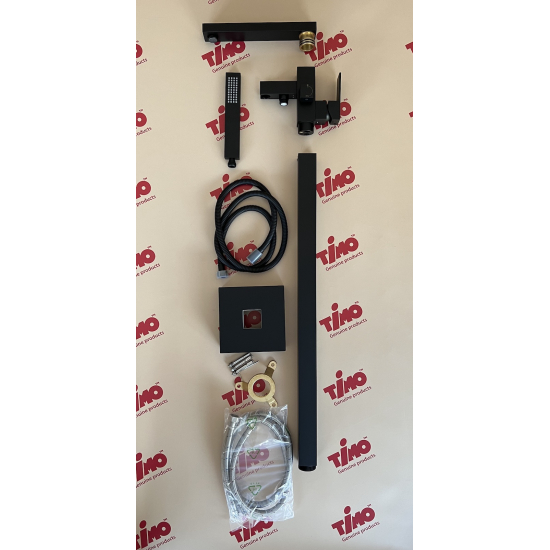 Смеситель для ванны напольный TIMO Selene 2200/03Y-CR чёрный