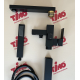 Смеситель для ванны напольный TIMO Selene 2200/03Y-CR чёрный