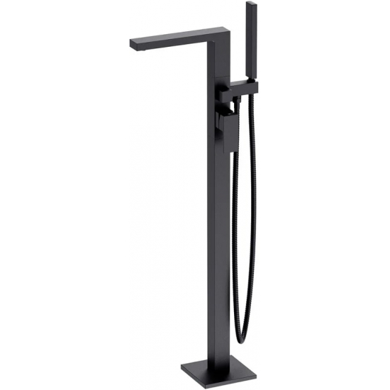 Смеситель для ванны напольный TIMO Selene 2210/03Y-CR чёрный