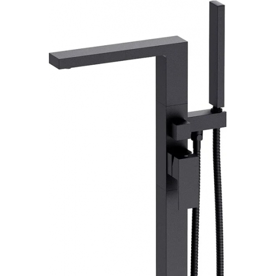 Смеситель для ванны напольный TIMO Selene 2210/03Y-CR чёрный