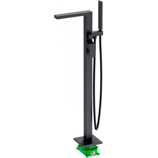 Смеситель для ванны напольный TIMO Selene 2210/03Y-CR чёрный