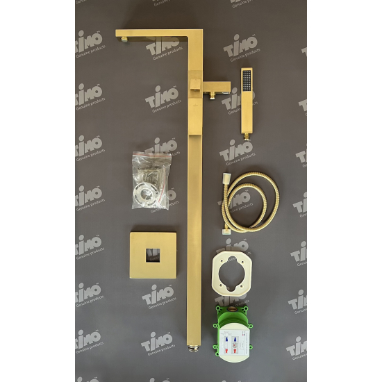 Смеситель для ванны напольный TIMO Selene 2210/17Y-CR золото