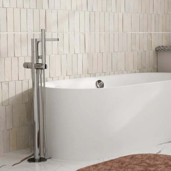 Смеситель для ванны напольный WASSERKRAFT Mosel 4621 С ВНУТРЕННЕЙ ЧАСТЬЮ, хром