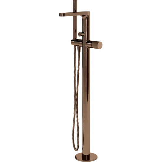 Смеситель для ванны напольный WASSERKRAFT Paar 8821 С ВНУТРЕННЕЙ ЧАСТЬЮ, розовое золото PVD