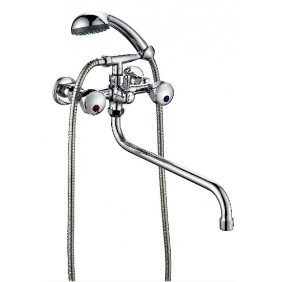 Смеситель для ванны ПРОФСАН Стандарт-А ПСМ-165-К04 хром