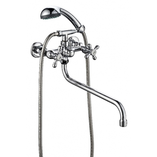 Смеситель для ванны ПРОФСАН Стандарт-А ПСМ-165-К89 хром