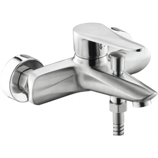 Смеситель для ванны ПРОФСАН Steel ПСМ-300-1 из нержавеющей стали