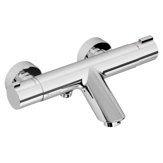 Смеситель для ванны RAVAK Termo 100 TE 022.00/150 с термостатом, хром