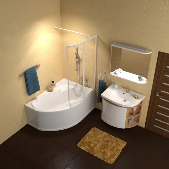 Смеситель для ванны RAVAK Termo 100 TE 022.00/150 с термостатом, хром