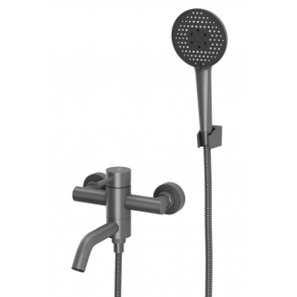 Смеситель для ванны RUSH Melos SUS1101-44Grey из нержавеющей стали, графит