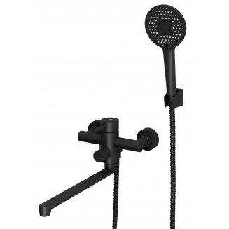 Смеситель для ванны RUSH Melos SUS1101-51Black из нержавеющей стали, чёрный