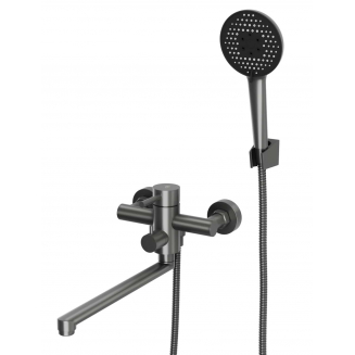 Смеситель для ванны RUSH Melos SUS1101-51Grey из нержавеющей стали, графит