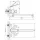 Смеситель для ванны RUSH Nevis NE1735-51Black чёрный