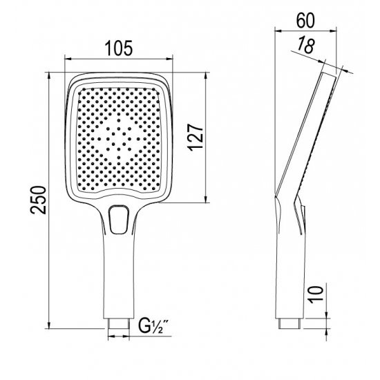 Смеситель для ванны RUSH Thira TR3635-44 хром