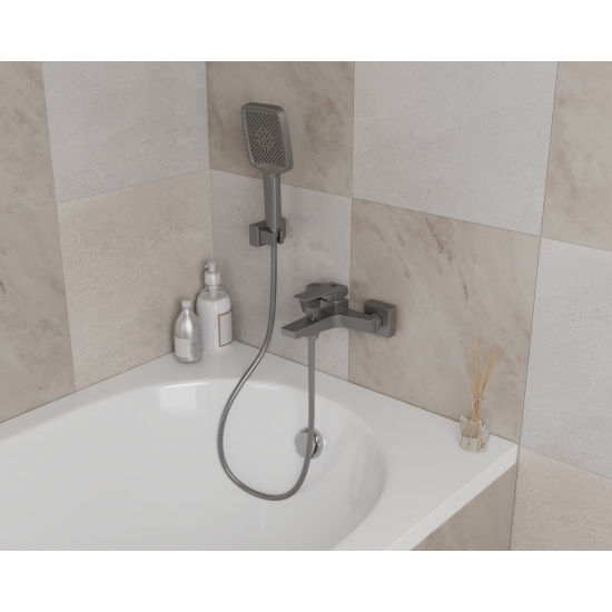 Смеситель для ванны RUSH Thira TR3635-44Grey графит