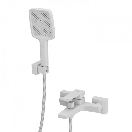 Смеситель для ванны RUSH Thira TR3635-44White матовый белый