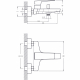 Смеситель для ванны RUSH Thira TR3635-44White матовый белый