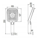 Смеситель для ванны RUSH Thira TR3635-44White матовый белый