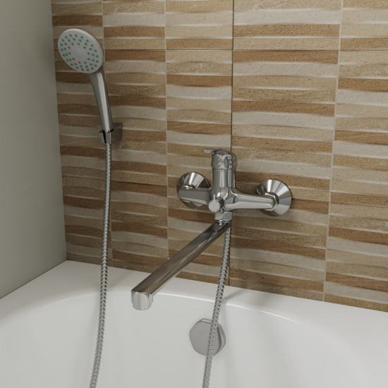 Смеситель для ванны RUSH Vrangel VR7114-51 хром