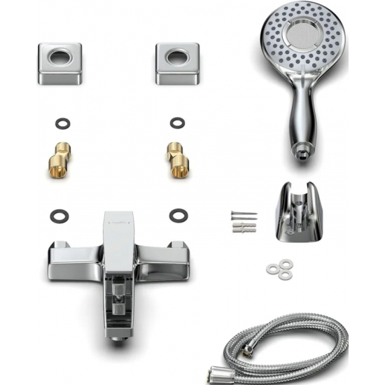 Смеситель для ванны TOKITO Akari TOK-AKA-1014 хром