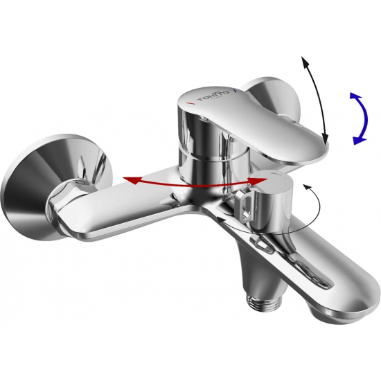 Смеситель для ванны TOKITO Kanda TOK-KAN-1014 хром