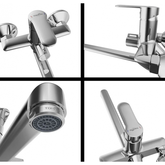 Смеситель для ванны TOKITO Kanda TOK-KAN-1015 хром