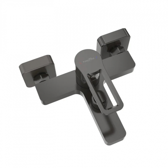 Смеситель для ванны TOKITO Kobe TOK-KOB-1014 воронённая сталь