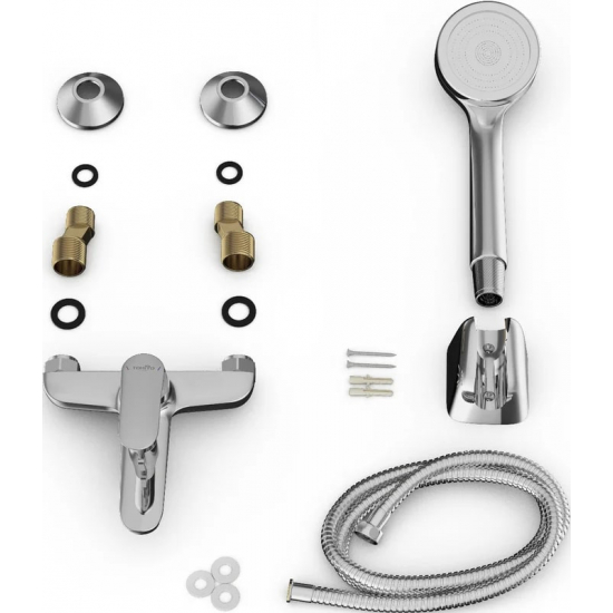 Смеситель для ванны TOKITO Takase TOK-TAK-1014 хром