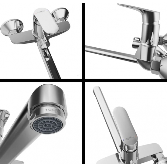 Смеситель для ванны TOKITO Takase TOK-TAK-1015 хром