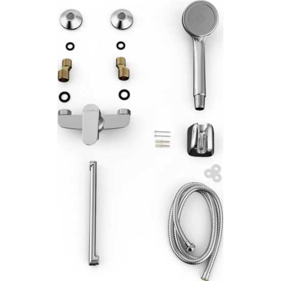 Смеситель для ванны TOKITO Takase TOK-TAK-1015 хром