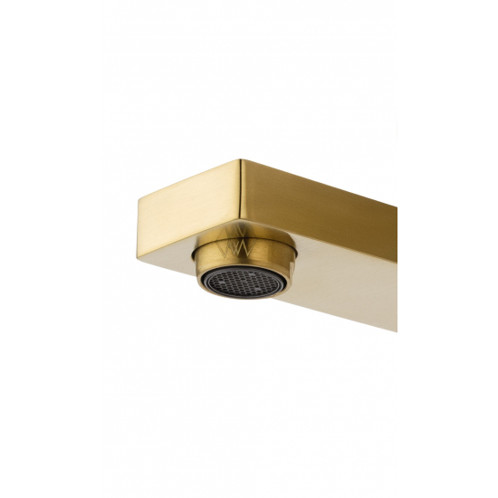 Смеситель для ванны WONZON & WOGHAND Cube 2.0, WW-88037068-BG брашированное золото