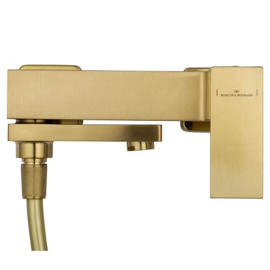 Смеситель для ванны WONZON & WOGHAND Cube WW-88639016-BG брашированное золото