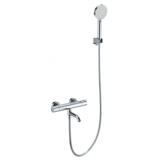 Смеситель для ванны WONZON & WOGHAND WW-B3029-A1-CR с термостатом, хром