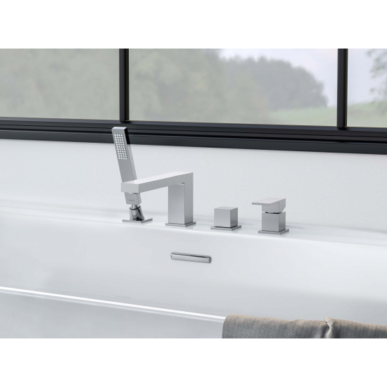 Смеситель на борт ванны AQUATEK Либра AQ1648CR на 4 отверстия, хром