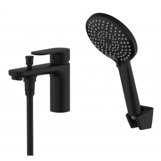 Смеситель на борт ванны AQUATEK Ника AQ1844MB чёрный матовый