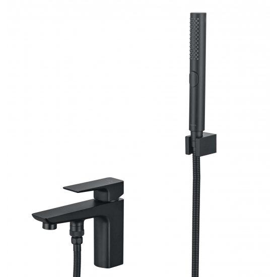 Смеситель на борт ванны AQUATEK Вега AQ1044MB матовый чёрный