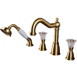 Смеситель на борт ванны BOHEME Camelia 391 бронза