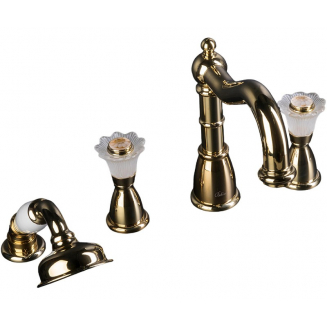 Смеситель на борт ванны BOHEME Camelia 395 золото