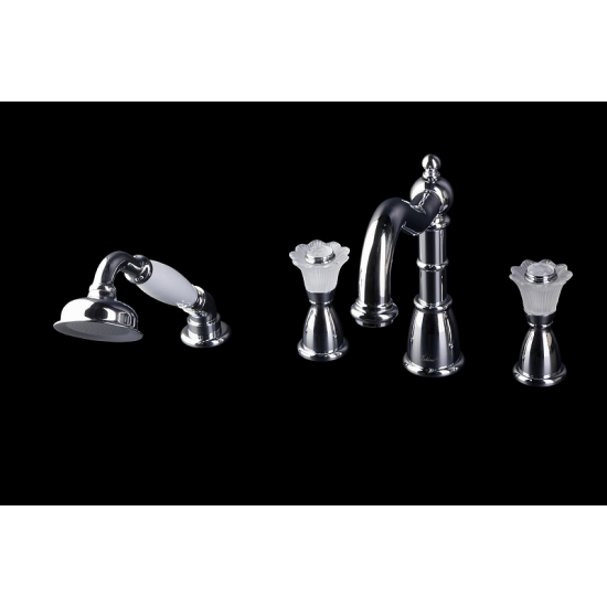 Смеситель на борт ванны BOHEME Camelia 396 хром