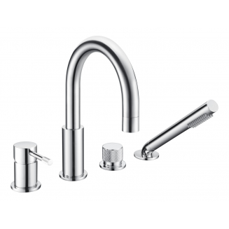 Смеситель на борт ванны BOHEME Uno 460-CR хром