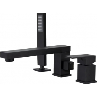 Смеситель на борт ванны D&K Bayern Liszt DA1514905 чёрный