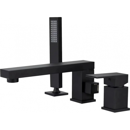 Смеситель на борт ванны D&K Bayern Liszt DA1514905 чёрный